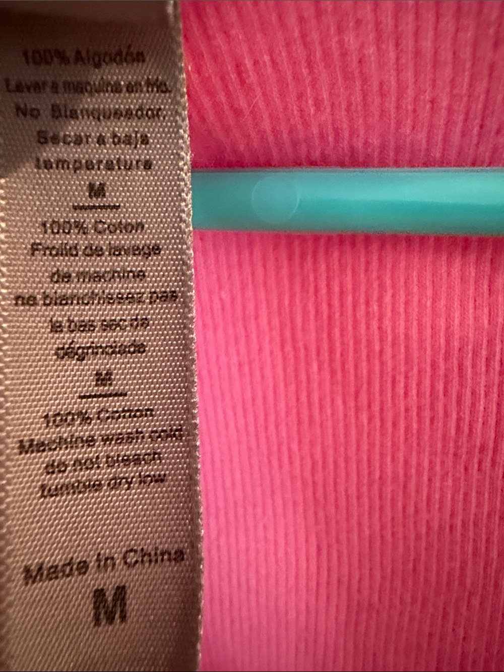 Pink Women's Ribbed Tank Top - Picture 2 of 6